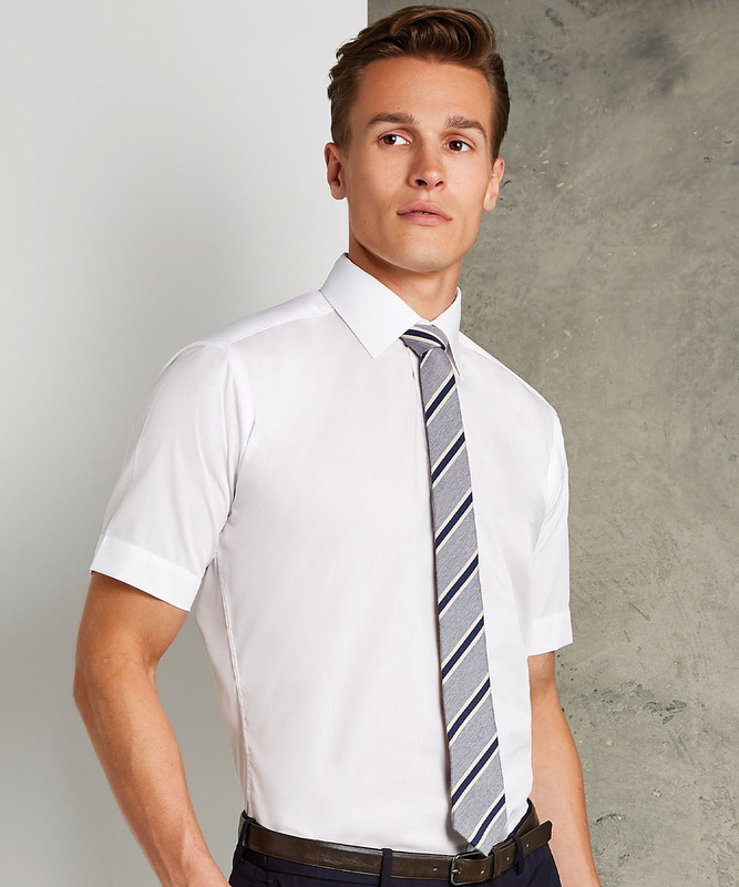 Kustom Kit Slim Fit Business Short Sleeve Shirt - Maple, Workwear and ...