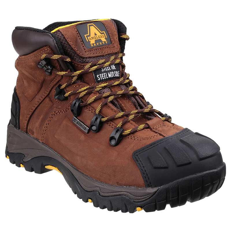FS39 Waterproof Lace up Safety Boots - Maple, Workwear and Leisure ...