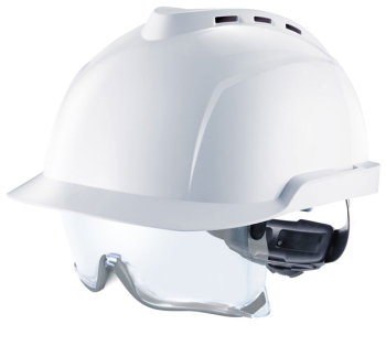 V-Gard 930 Vented White Helmet c/w Integrated Spec V-Gard 930 Vented White Helmet c/w Integrated Spec