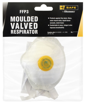FFP3 Moulded Valved Cup/Respirator