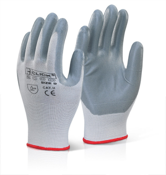 Nitrile Foam Poly Gloves