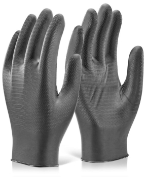Nitrile Disposable Gripper Gloves (Powder Free)