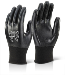 Nitrile F/C Polyester Gloves