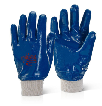 Nitrile Knit Wrist F/C Heavyweight Gloves