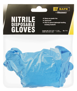 B-Safe Nitrile Disposable Gloves (5 Pairs)