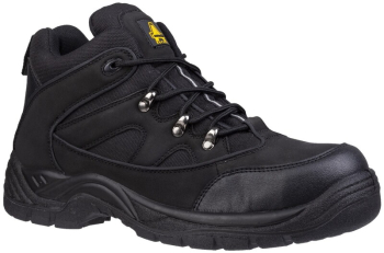 FS151 Lightweight Lace up Safety Black Ankle Boots FS151 Lightweight Lace up Safety Black Ankle Boots