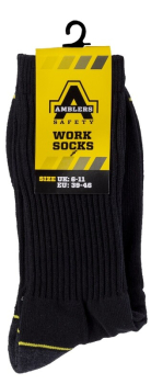 Amblers Heavy Duty Work Socks (3 Pairs)
