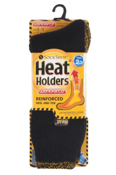Heat Holders Thermal Work Socks w/ Reinforced Toe & Heel (1 Pair)