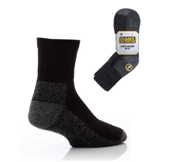 Heavy Duty Safety Trainer Socks (4 Pairs)