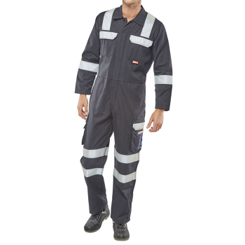 ARC Flash Navy Blue Coverall ARC Flash Navy Blue Coverall