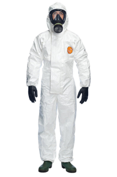 Tychem 4000S CHZ5 White Disposable Coverall