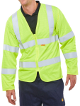B-Seen Hi-Vis Long Sleeved Fire Retardant Jerkin