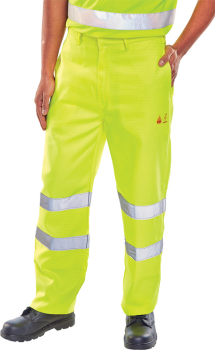 Tesla FR/AS EN471 Saturn Yellow Trousers Tesla FR/AS EN471 Saturn Yellow Trousers