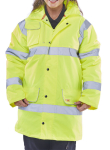 B-Seen Constructor Fleece Lined Traffic Hi-Vis Jacket B-Seen Constructor Fleece Lined Traffic Hi-Vis Jacket