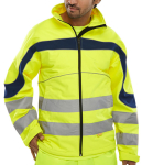 B-Seen Eton Hi-Vis Soft Shell Jacket