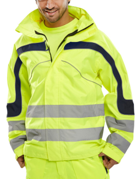 B-Seen Eton Breathable EN471 Hi-Vis Jacket B-Seen Eton Breathable EN471 Hi-Vis Jacket