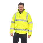 Portwest Hi-Vis Bomber Jacket Portwest Hi-Vis Bomber Jacket