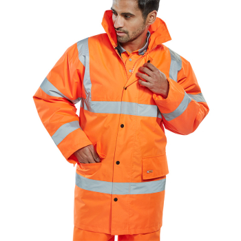 B-Seen Hi-Vis Constructor Traffic Jacket B-Seen Hi-Vis Constructor Traffic Jacket