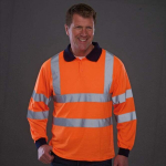 Yoko L/S Hi-Vis Polo Shirt Yoko L/S Hi-Vis Polo Shirt