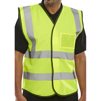 B-Seen ID EN20471 Hi-Vis Vest B-Seen ID EN20471 Hi-Vis Vest