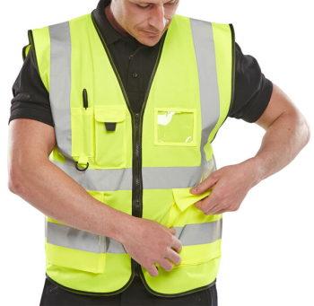 B-Seen Executive Hi-Vis Waistcoat B-Seen Executive Hi-Vis Waistcoat
