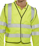 B-Seen Hi-Vis Short Waistcoat B-Seen Hi-Vis Short Waistcoat