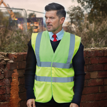 Yoko Hi-Vis 2-Band-and-Braces Waistcoat Yoko Hi-Vis 2-Band-and-Braces Waistcoat