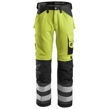 Snickers Hi-Vis Trousers Class 2