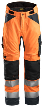 Snickers AllroundWork, Hi-Vis 37.5® Insulated Trousers+ Class 2