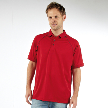 Ranks Deluxe Piped Wicking Polo Shirt