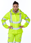 Pulsar Ladies Unlined Hi-Vis Storm Coat Pulsar Ladies Unlined Hi-Vis Storm Coat