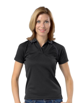 Ranks Women's Deluxe Piped Wicking Polo Shirt