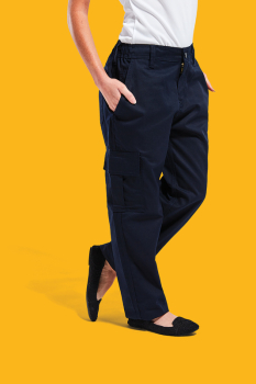 Ranks Ladies Deluxe Workwear Cargo Trousers