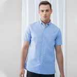 Henbury Modern Oxford Short Sleeve Shirt