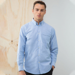Henbury Classic Oxford Long Sleeve Shirt