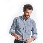 Russell Tailored Washed Oxford Long Sleeve Shirt Russell Tailored Washed Oxford Long Sleeve Shirt