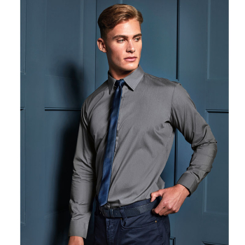 Premier Colours Poplin Fitted Long Sleeve Shirt Premier Colours Poplin Fitted Long Sleeve Shirt