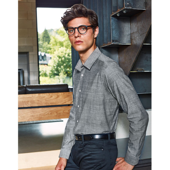 Premier Cotton Slub Chambray Long Sleeve Shirt Premier Cotton Slub Chambray Long Sleeve Shirt