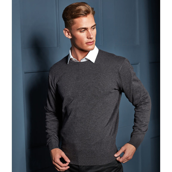 Premier Crew Neck Cotton-rich Knitted Sweater Premier Crew Neck Cotton-rich Knitted Sweater