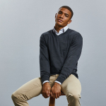 Russell V-Neck Knitted Sweater