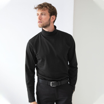 Henbury Long Sleeve Roll Neck Top Henbury Long Sleeve Roll Neck Top
