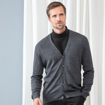 Henbury V-Button Cardigan Henbury V-Button Cardigan