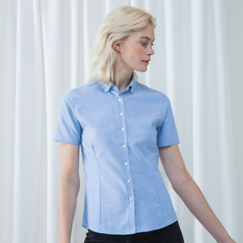 Henbury Modern Short Sleeve Blouse