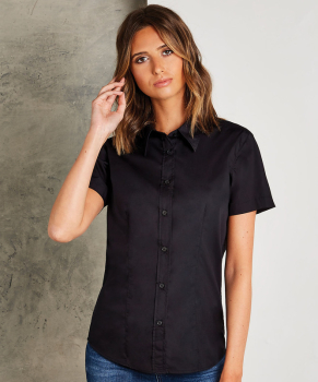 Kustom Kit Workforce Short Sleeve Blouse Kustom Kit Workforce Short Sleeve Blouse