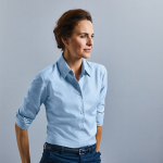 Russell Easycare Oxford Long Sleeve Blouse Russell Easycare Oxford Long Sleeve Blouse