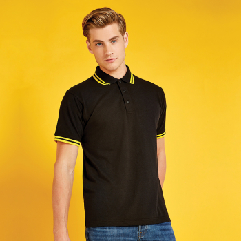 Kustom Kit Tipped Collar Polo (classic fit) Kustom Kit Tipped Collar Polo (classic fit)