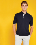 Kustom Kit Button-down Collar Contrast Polo (classic fit) Kustom Kit Button-down Collar Contrast Polo (classic fit)