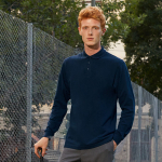 B&C Safran Long Sleeve Polo