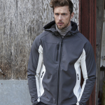 Tee Jays Men's Hooded Lightweight Performance Softshell Tee Jays Men's Hooded Lightweight Performance Softshell