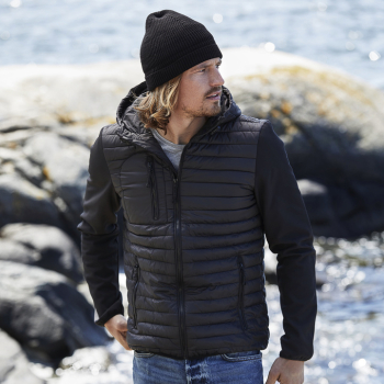 Tee Jays Men's Hooded Crossover Jacket Tee Jays Men's Hooded Crossover Jacket